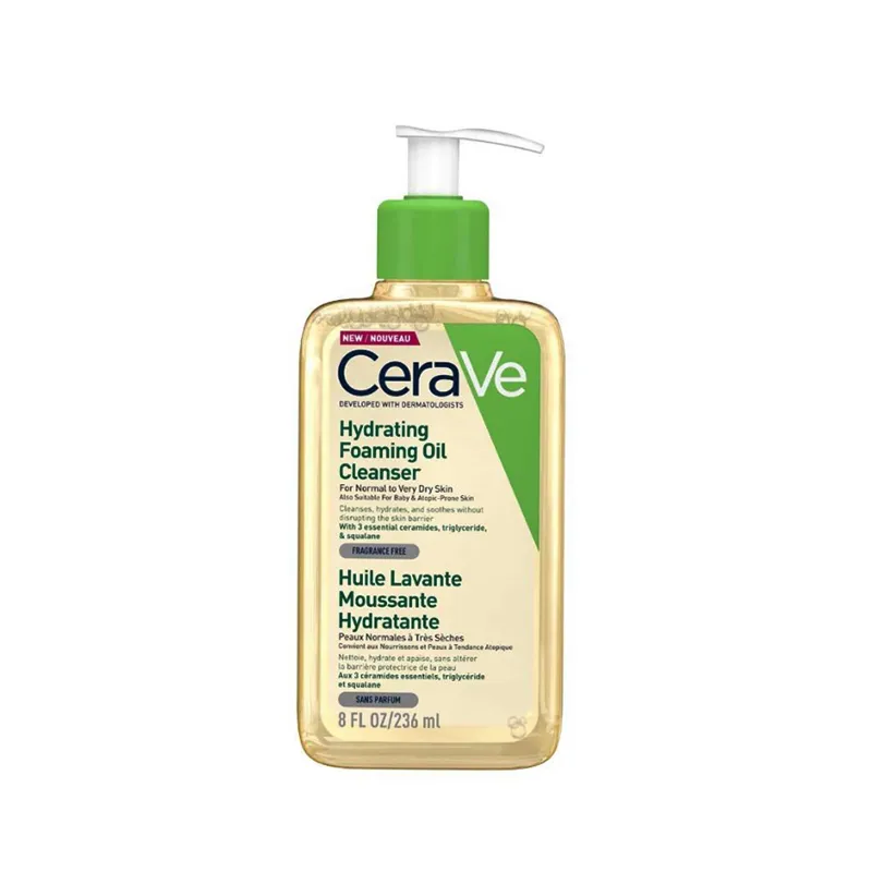 شوینده روغنی سراوی مدل Hydrating Foaming Oil Cleanser حجم 473 میلی لیتر — تصویر ۲