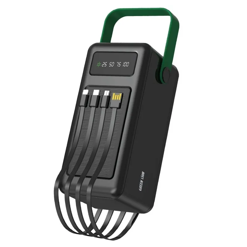 پاوربانک ۸۰۰۰۰ میلیآمپر گرین لاین سولار مکس مدل GL-PB74