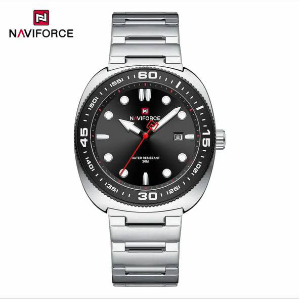 ساعت مردانه اورجینال مارک نیوی فورس NAVIFORCE مدل NF9250 کیفیت عالی موتور ژاپن استیل رنگ ثابت کد 1925183