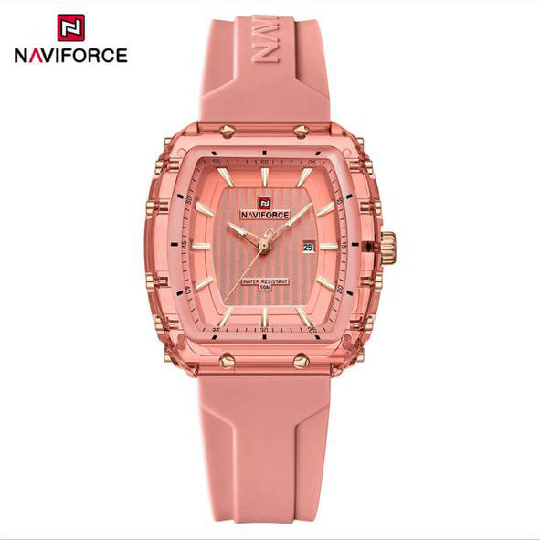 ساعت اسپرت اورجینال مارک نیوی فورس NAVIFORCE مدل NF7124 سیلیکونی کلاسیک موتور ژاپن کد 1925162