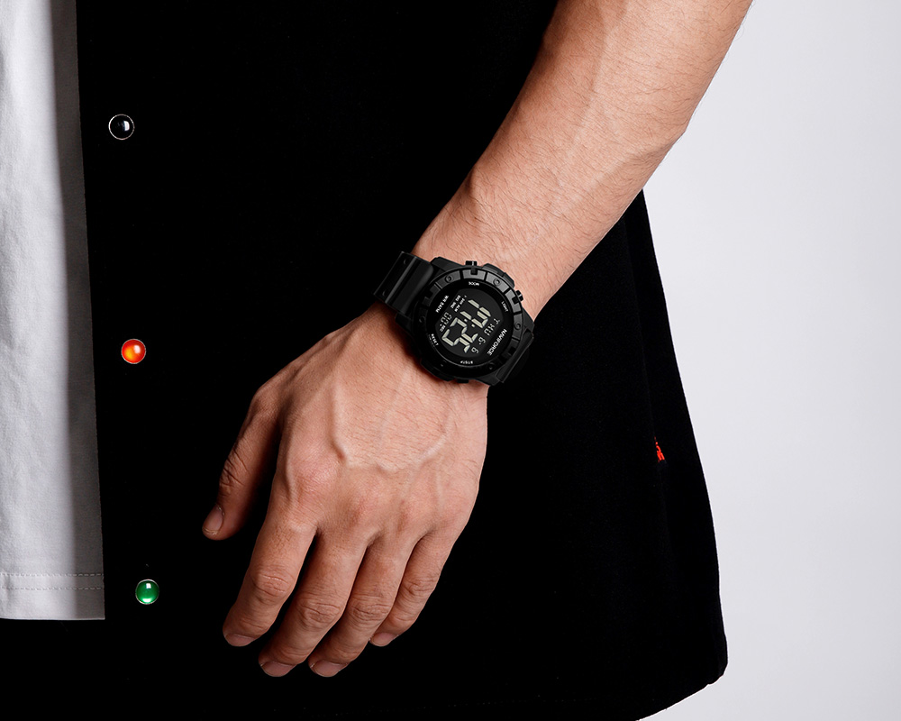ساعت اسپرت اورجینال مارک نیوی فورس NAVIFORCE مدل NF7110 دیجیتال بند سیلیکونی موتور ژاپن کد 1925138 — تصویر ۸