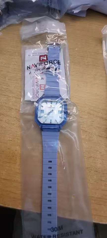 ساعت زنانه اورجینال مارک نیوی فورس NAVIFORCE مدل NF6108 بند سیلیکونی کیفیت عالی موتور ژاپن کد 1925104 — تصویر ۷