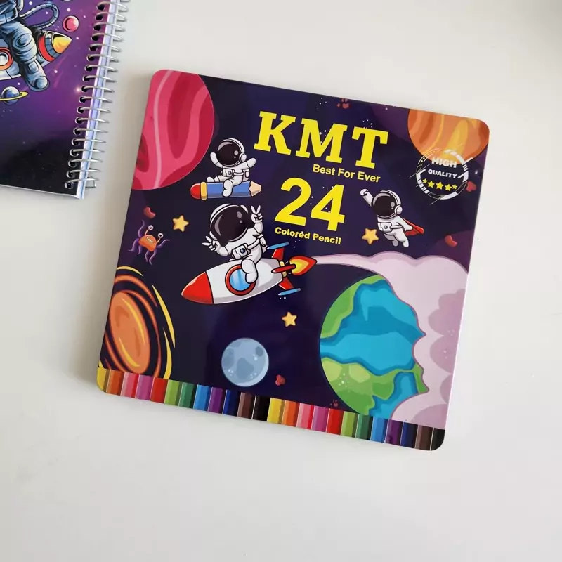 مداد رنگی KMT طرح فضانورد 24 تایی — تصویر ۳