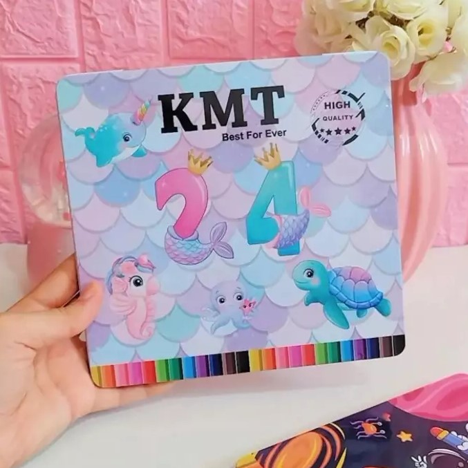 مداد رنگی KMT طرح پری دریایی 24 تایی — تصویر ۲