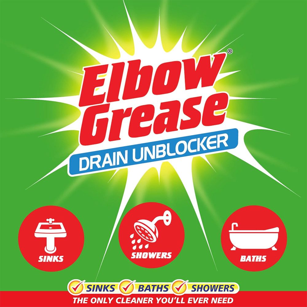 لوله بازکن و جرم‌گیر لوله البو گریس Elbow Grease بسته 2 عددی — تصویر ۳