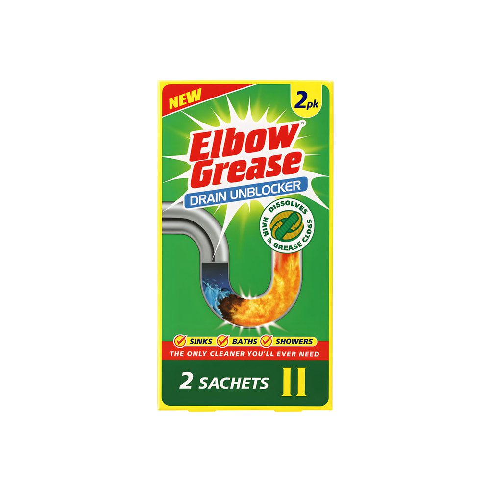 لوله بازکن و جرم‌گیر لوله البو گریس Elbow Grease بسته 2 عددی — تصویر ۲