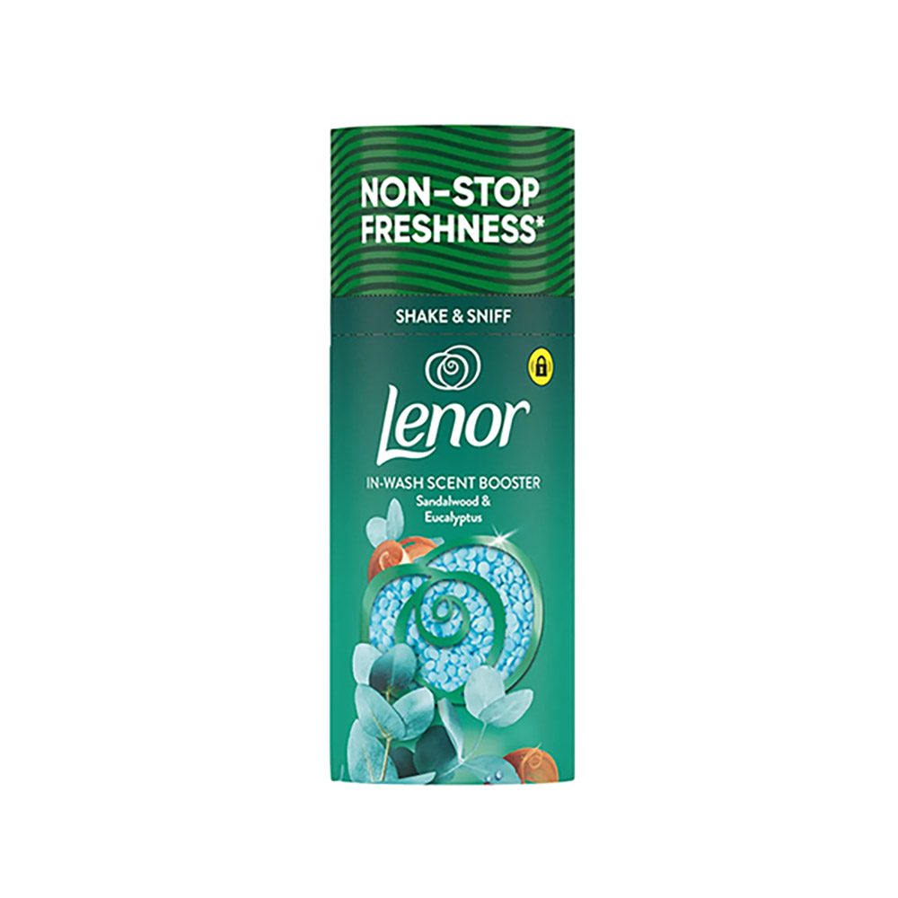 خوشبو کننده لباس لنور Lenor با رایحه چوب صندل و اکالیپتوس وزن 155 گرم — تصویر ۲