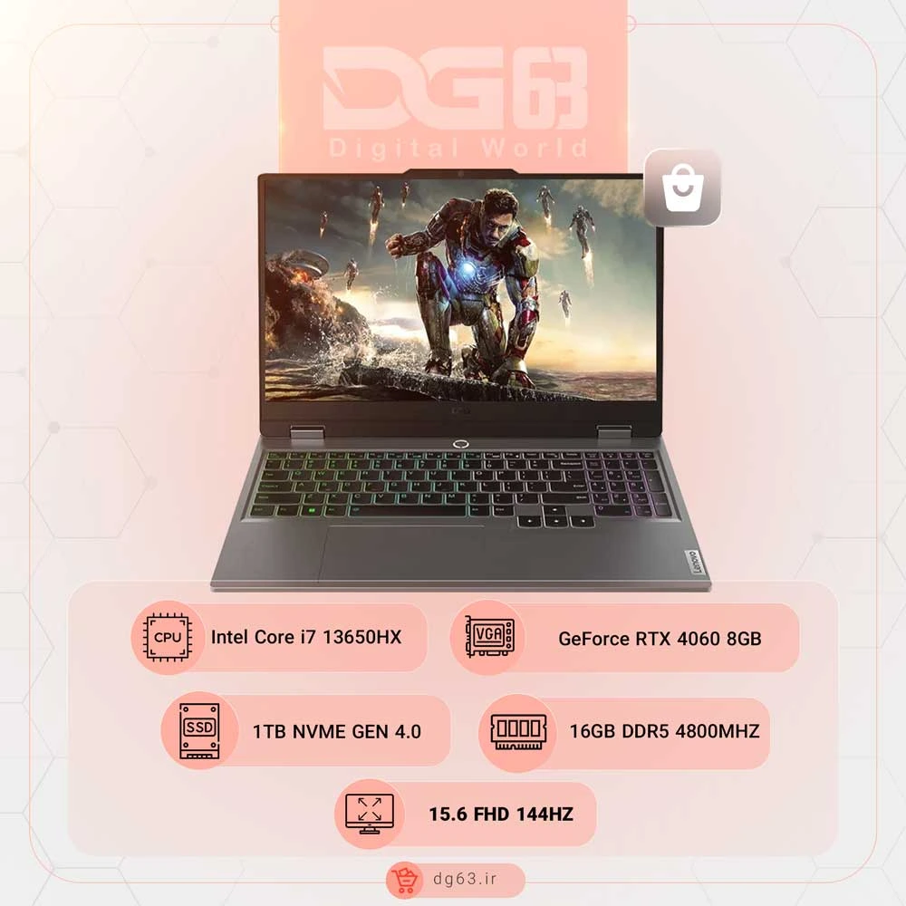 قیمت و خرید لپ تاپ لنوو Lenovo LOQ 15 i7 RTX4060