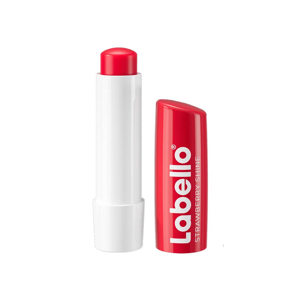 بالم لب لابلو Labello سری Shine حاوی عصاره توت فرنگی حجم 4.8 گرم — تصویر ۳