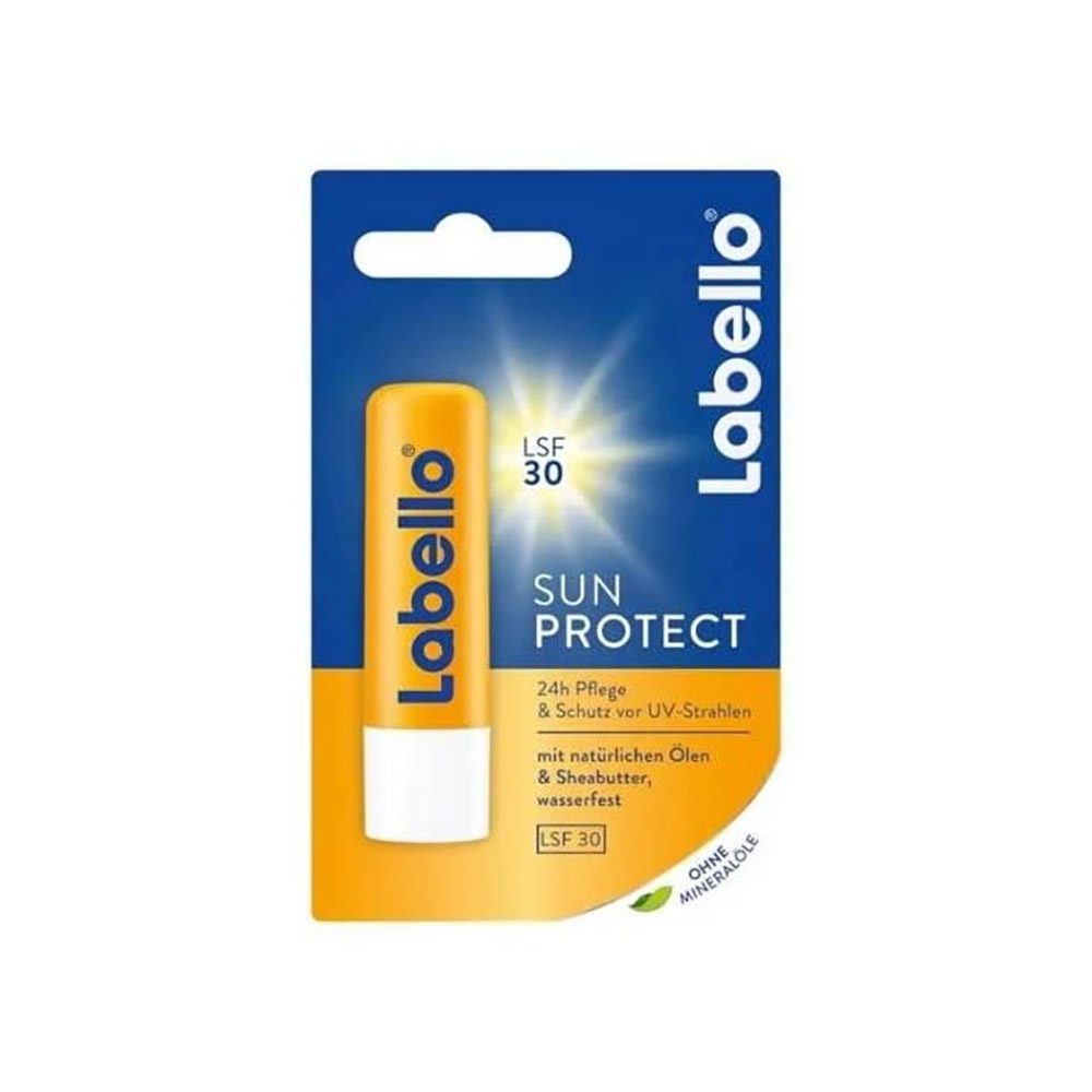 بالم لب ضد آفتاب لابلو Labello مدل Sun Protect با Spf 30 حجم 4.8 گرم