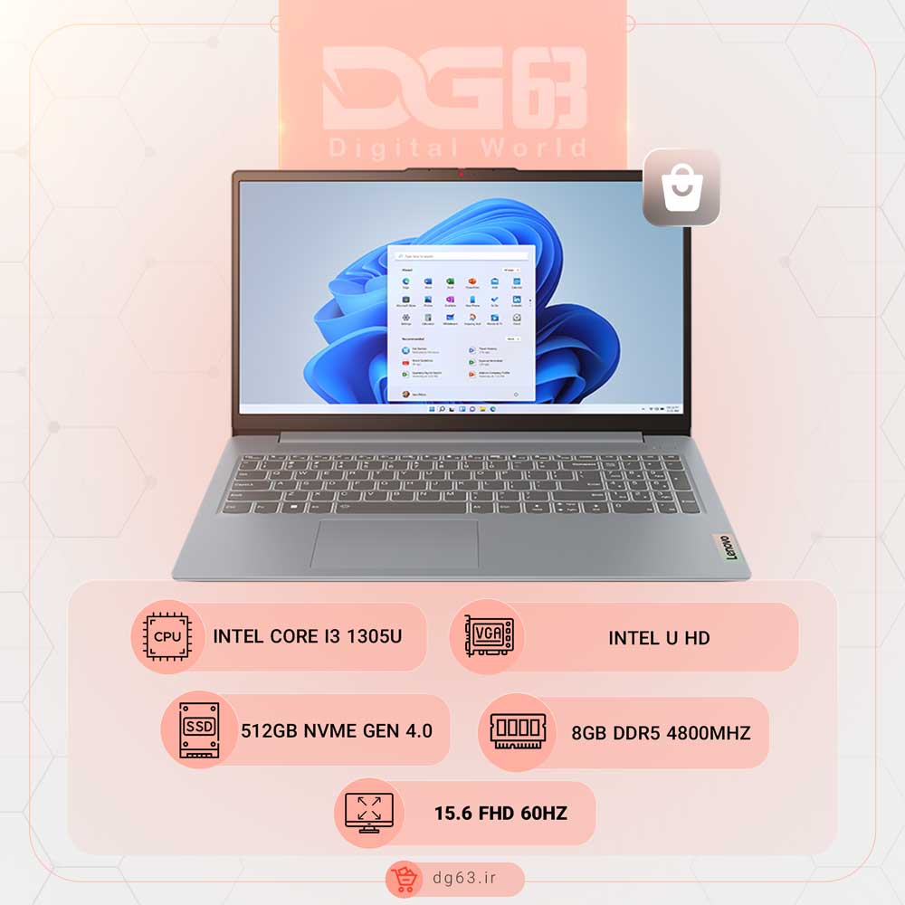 قیمت و خرید لپ تاپ لنوو LENOVO Ideapad slim3 i3