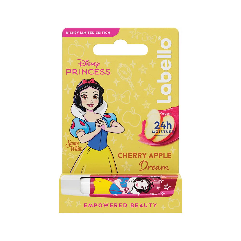 بالم لب کودک لابلو Labello سری Disney Princess حاوی عصاره گیلاس و سیب حجم 4.8 گرم — تصویر ۲