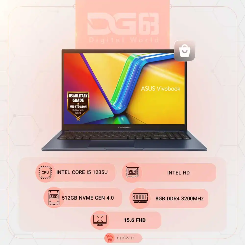 قیمت و خرید لپ تاپ ایسوس ASUS VIVOBOOK X1504ZA