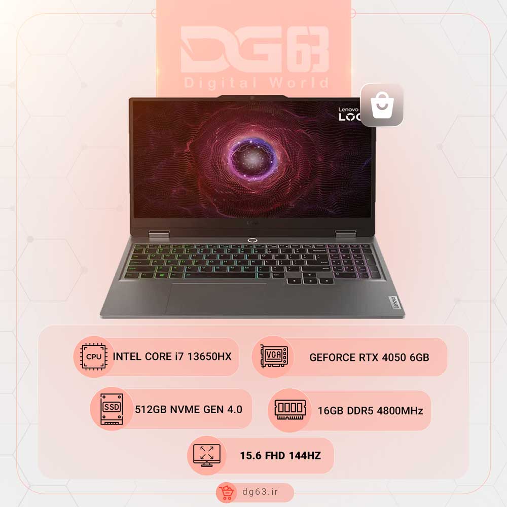 قیمت و خرید لپ تاپ لنوو Lenovo LOQ 15 i7 RTX4050