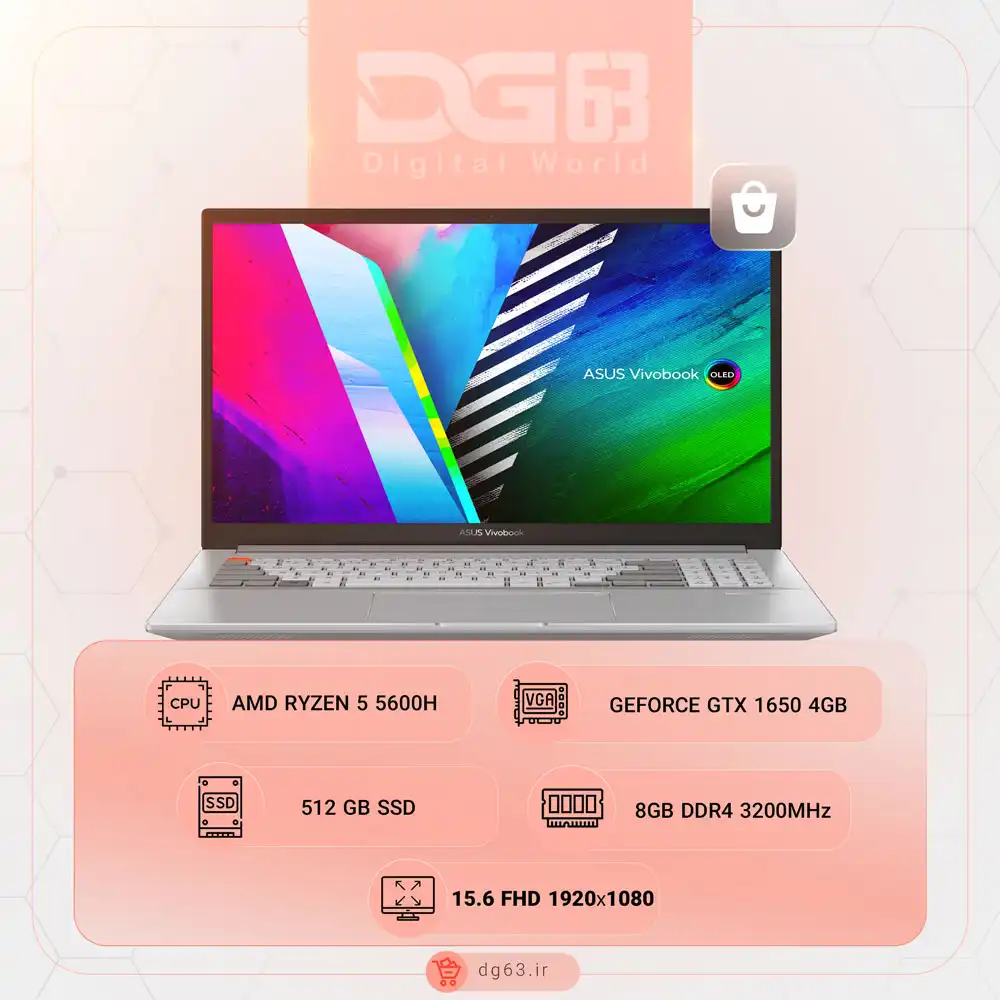قیمت و خرید لپ تاپ ایسوس ASUS Vivobook M6500QH — تصویر ۲
