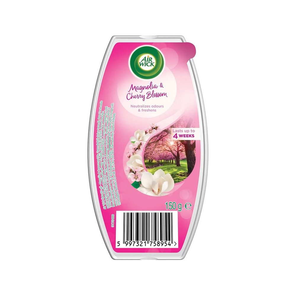 ژل خوشبو کننده هوا ایرویک Air Wick با رایحه مگنولیا و شکوفه گیلاس وزن 150 گرم — تصویر ۲