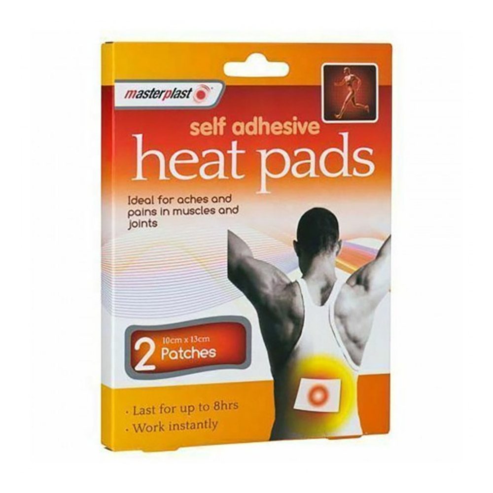 پد ضد درد ماهیچه و عضلات مستر پلاست Master Plast مدل Heat Pads بسته 2 عددی