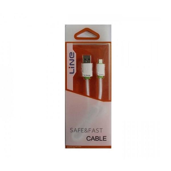 کابل USB گوشی میکرو 1متری LINE — تصویر ۲