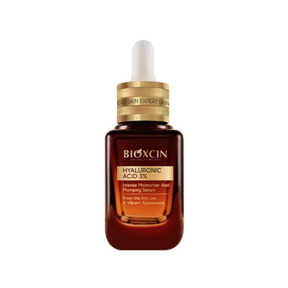 سرم مرطوب کننده پوست صورت بیوکسین Bioxcin حاوی هیالورونیک اسید 3 درصد حجم 30 میل — تصویر ۳