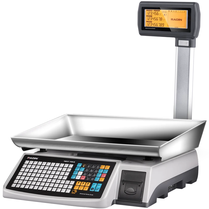 ترازوی پرینتردار رادین 70 کیلویی مدل NEXT-A RFID — تصویر ۵