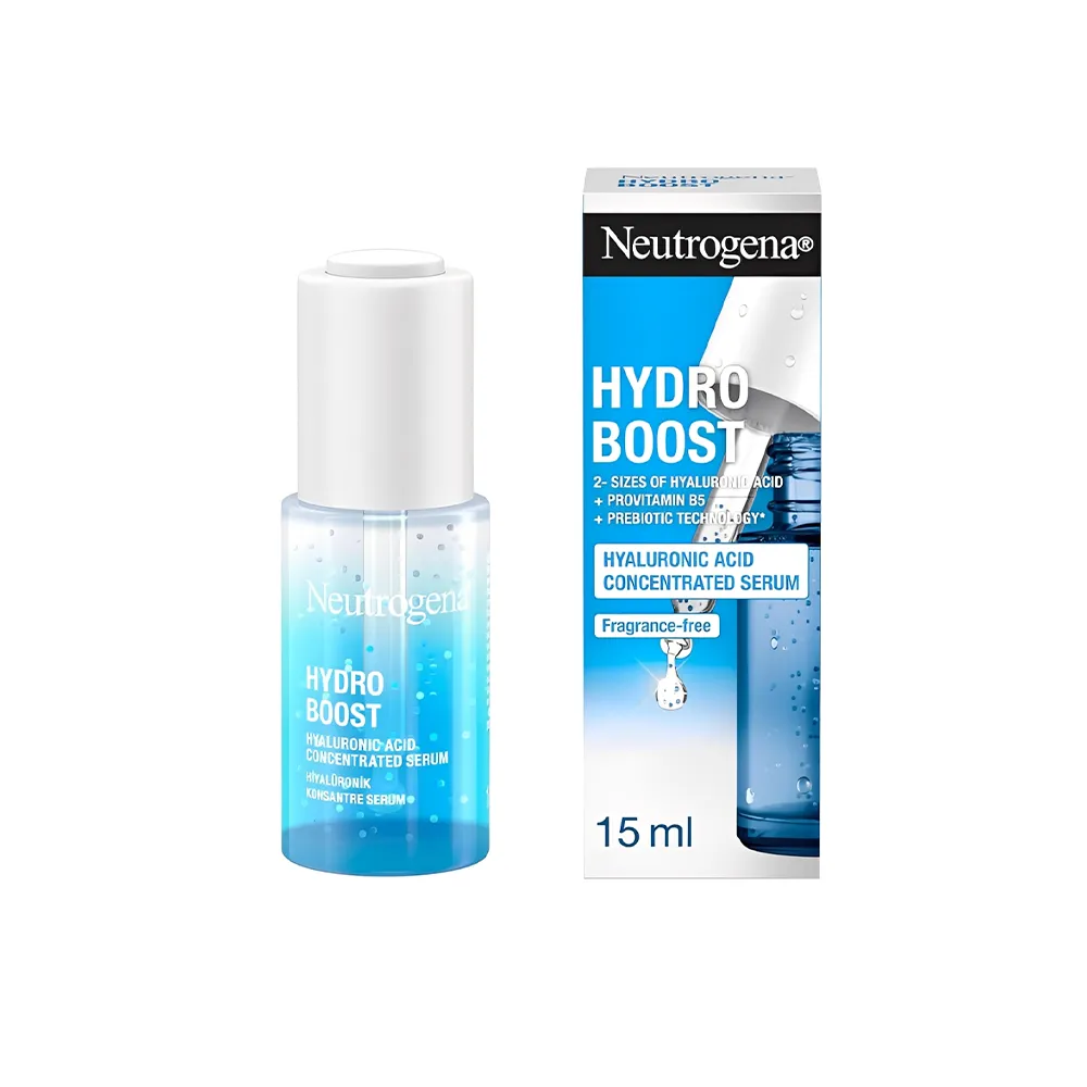 سرم آبرسان کنسانتره هیالورونیک اسید نوتروژینا (Hydro Boost) ۱۵ میل — تصویر ۲