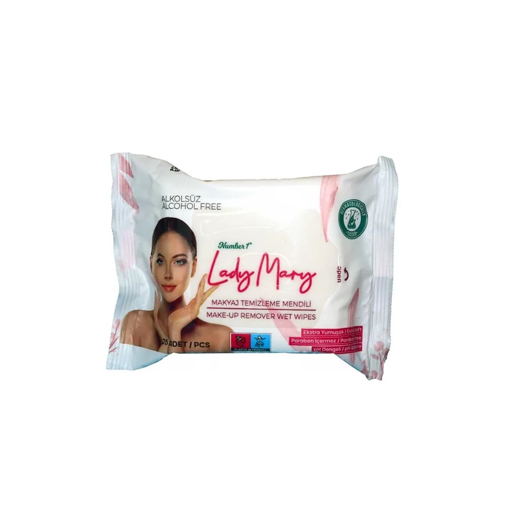 دستمال مرطوب لیدی ماری Lady Mary بسته 25 عددی — تصویر ۲