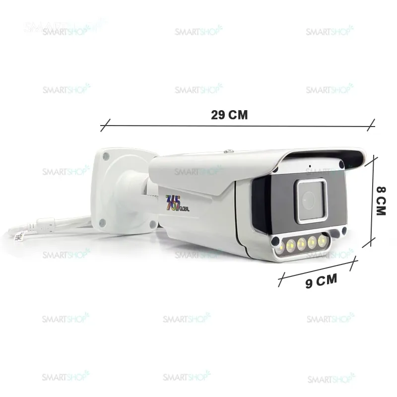 دوربین بولت وارم‌لایتIP5MP مدلCAM4BM4-B2L58W 3.6mm — تصویر ۲