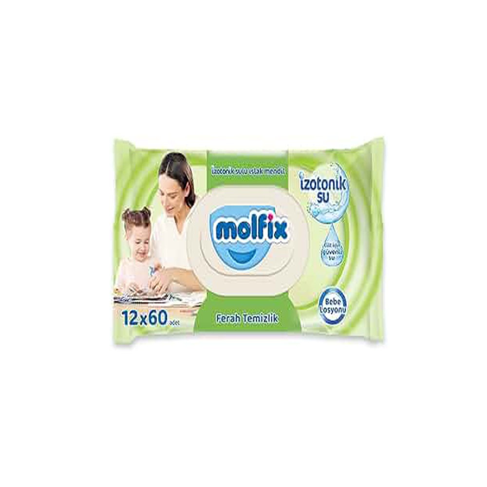 دستمال مرطوب مولفیکس 60 عددی Molfix