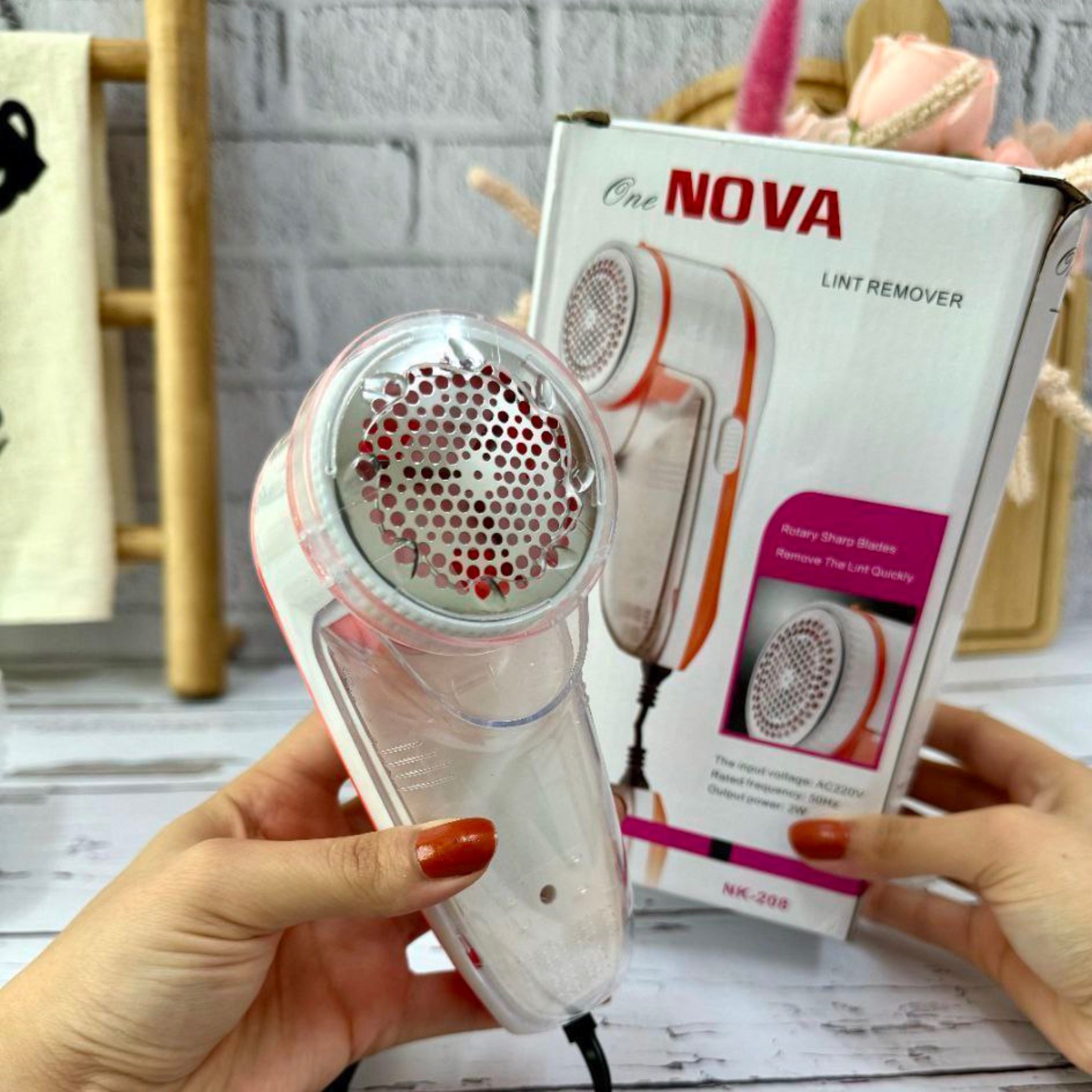 پرزگیر برقی نوا NOVA مدل NLR-208 با تیغه یدک اصل اصل — تصویر ۶