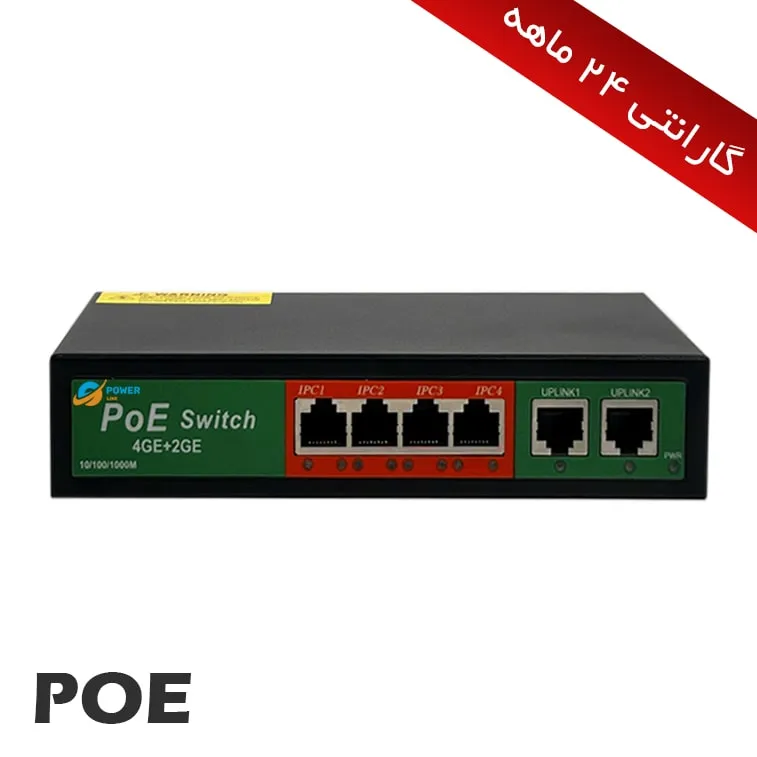 سوییچ 4+2 پورت POE 1000-1000 مدل AP-3024MN — تصویر ۲