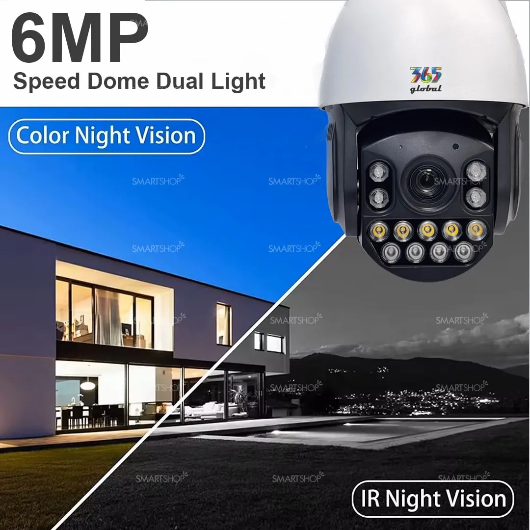 اسپید دام 44x Zoom مدل KS-IP6000-6MP سونی دوال لایت — تصویر ۵