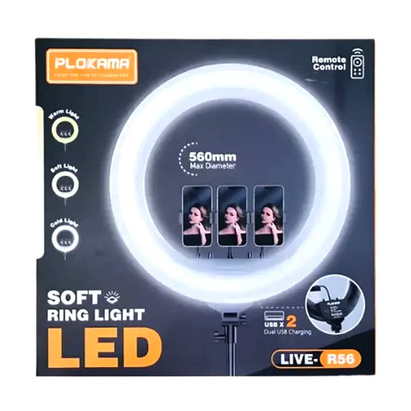 رینگ لایت PLOKAMA مدل R45 PRO — تصویر ۴