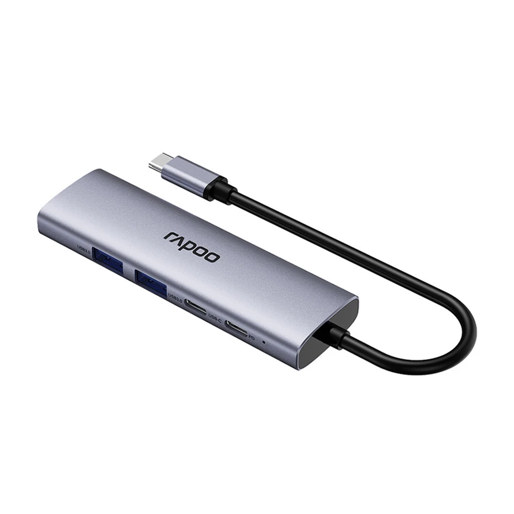 هاب 5 پورت TYPE-C رپو مدل RAPOO XD51 | دنیاکامپیوتر — تصویر ۲