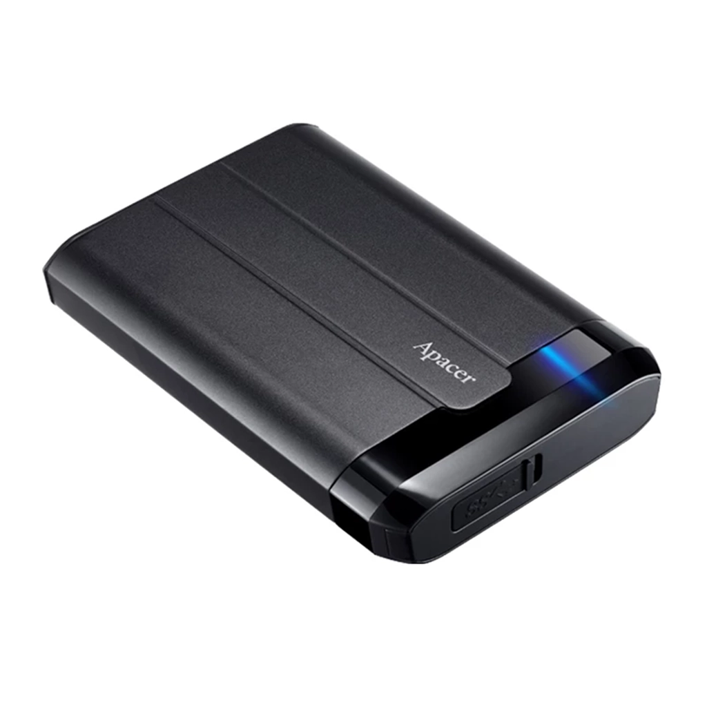 هارد اکسترنال اپیسر مدل APACER AC732 با ظرفیت 1 ترابایت رنگ مشکی — تصویر ۳