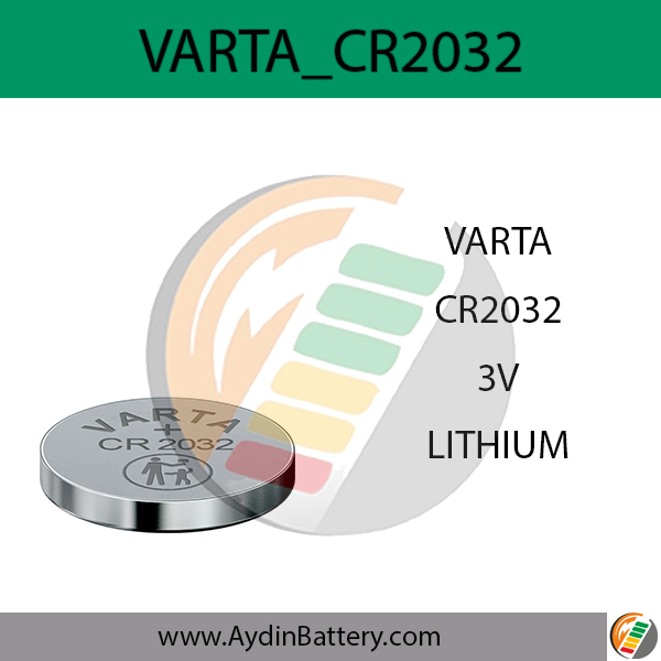 باتری سکه ای 3 ولت CR2032 تکی مارک VARTA — تصویر ۵