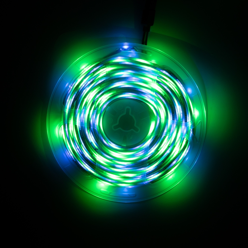 ریسه گیمینگ هوشمند RGB-IC موزیکال USB بلوتوثی طول 10 متر به همراه ریموت — تصویر ۳