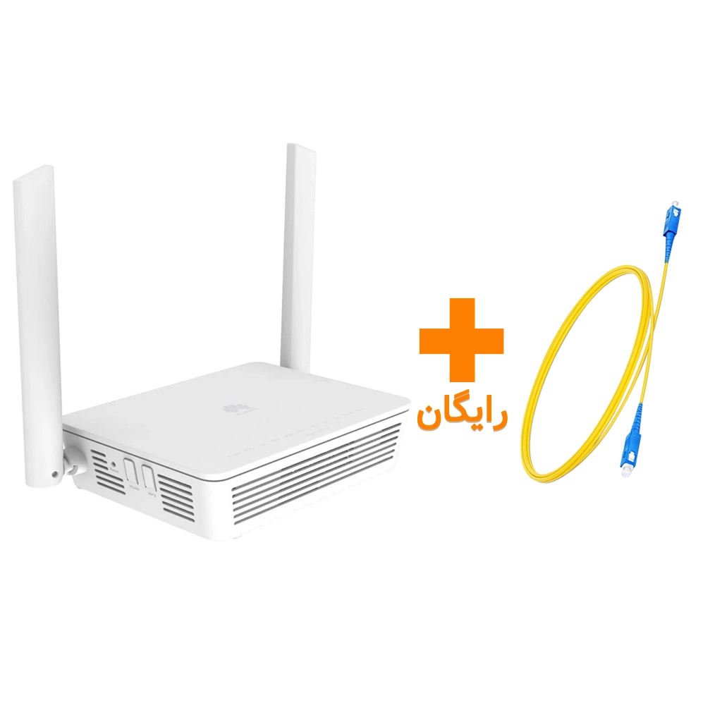 مودم روتر فیبر نوری دوباند هوآوی مدل HUAWEI OPTIXSTAR EG8145B7N-50 استوک رنگ سفید به همراه کابل فیبر رایگان