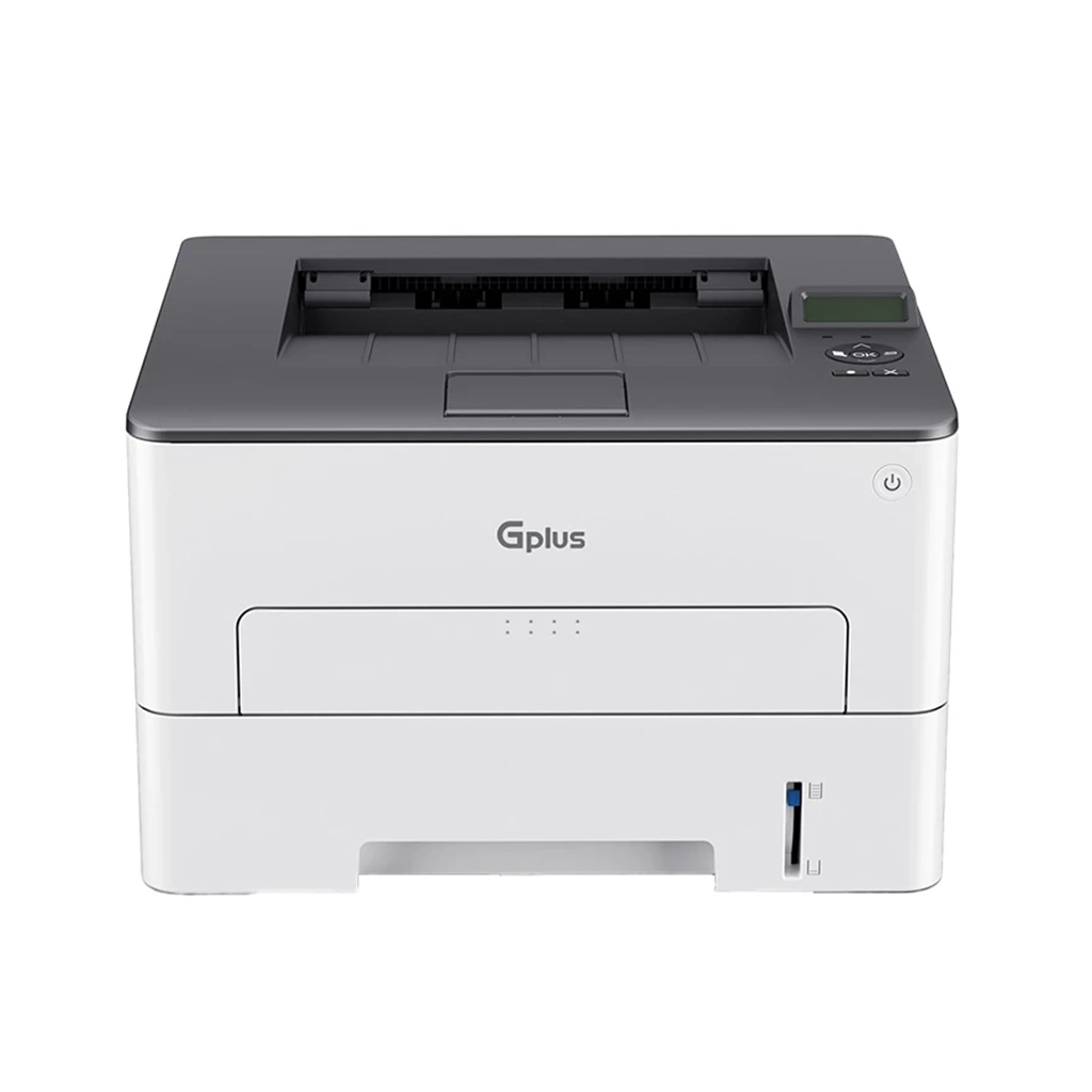 پرینتر لیزری جی پلاس مدل GPLUS GP-G123DN رنگ سفید