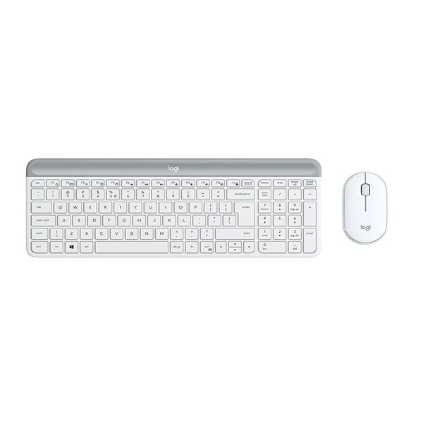 کیبورد و موس بی سیم لاجیتک مدل LOGITECH MK470 رنگ سفید