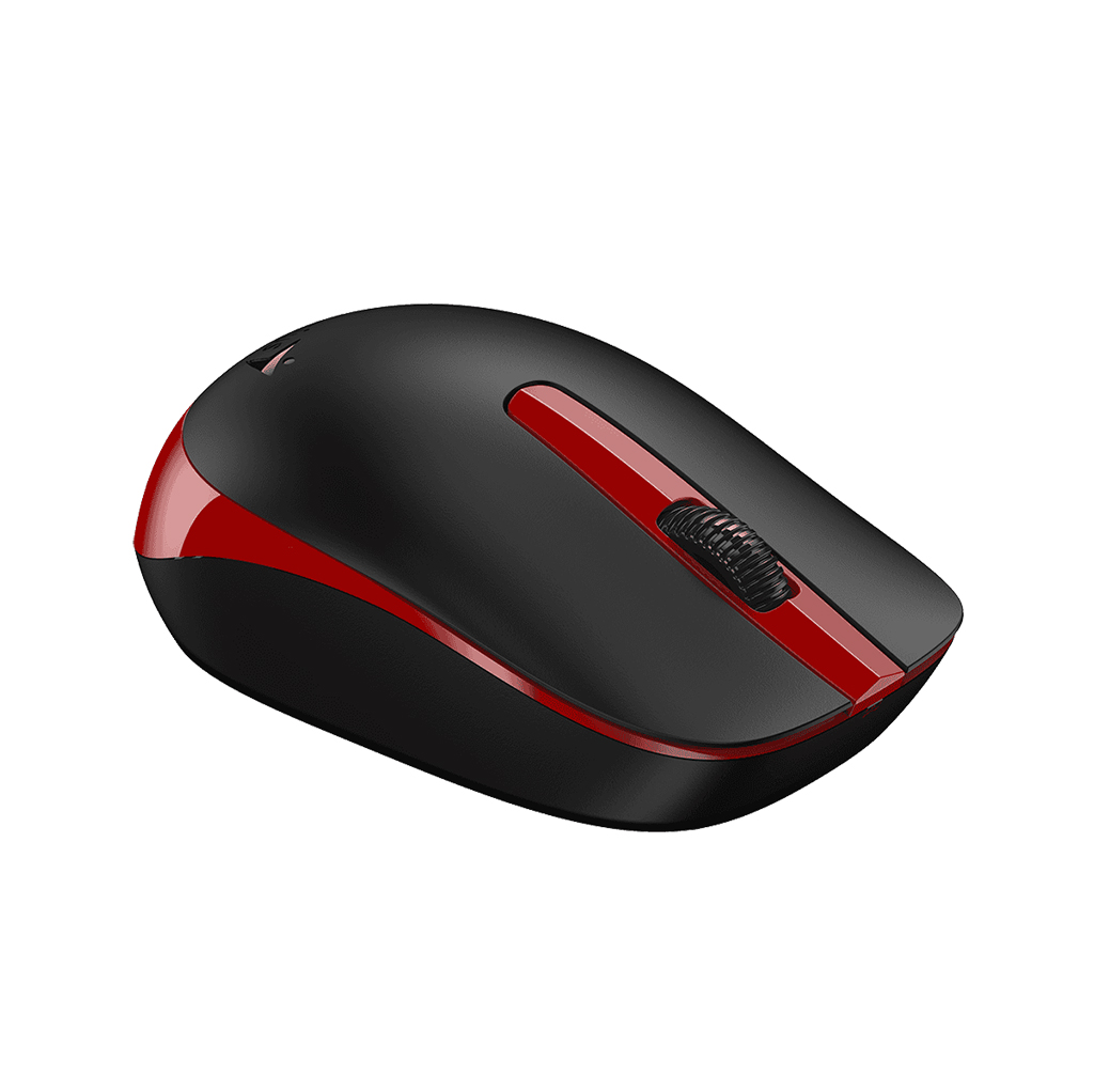 موس بی سیم جنیوس مدل GENIUS NX-7007 رنگ مشکی قرمز — تصویر ۵