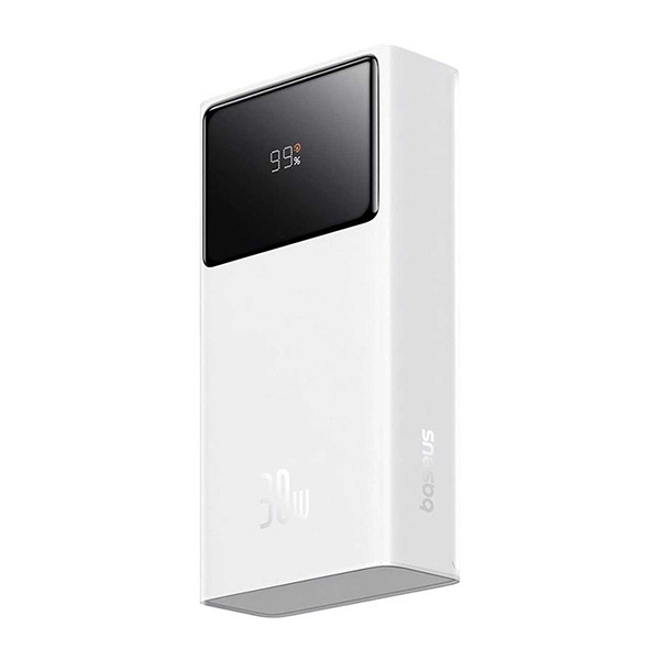 پاوربانک 10000 میلی آمپری بیسوس مدل BASEUS STAR LORD 30W رنگ سفید — تصویر ۳