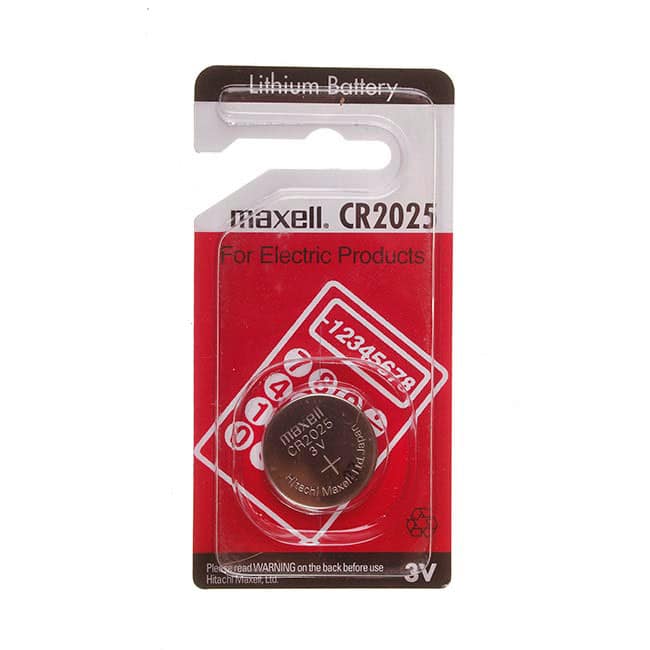باتری سکه ای 3 ولت CR2025 تکی مارک MAXELL ژاپنی اصل — تصویر ۷