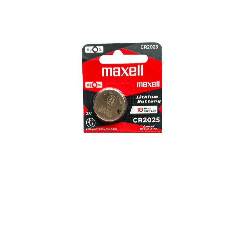 باتری سکه ای 3 ولت CR2025 تکی مارک MAXELL ژاپنی اصل