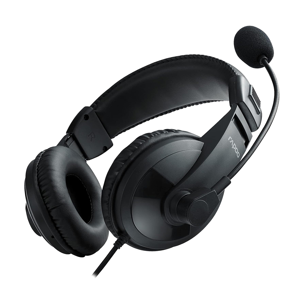 هدست استریو رپو مدل RAPOO STEREO H150S رنگ مشکی — تصویر ۳