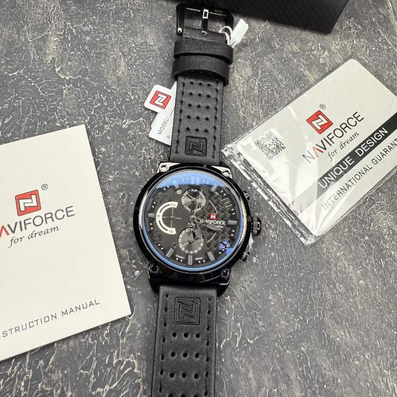 ساعت مچی مردانه نیوی فورس مدل NAVIFORCE NF9068L B/GY/B — تصویر ۶