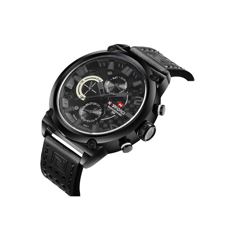 ساعت مچی مردانه نیوی فورس مدل NAVIFORCE NF9068L B/GY/B