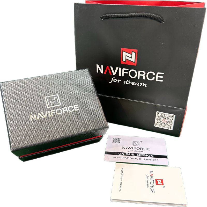 ساعت مچی مردانه نیوی فورس مدل NAVIFORCE NF8022 B/R — تصویر ۳