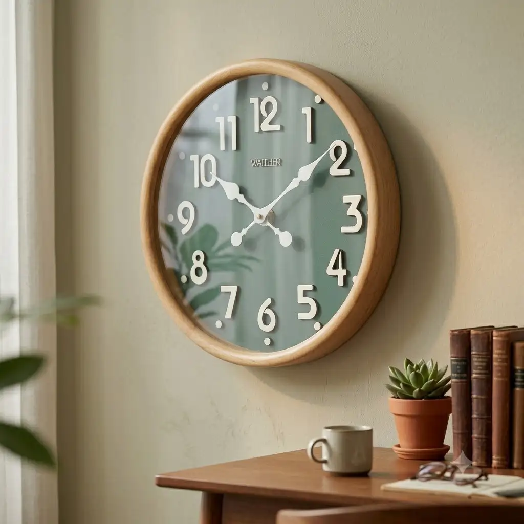 ساعت دیواری والتر مدل 55102Wood — تصویر ۳