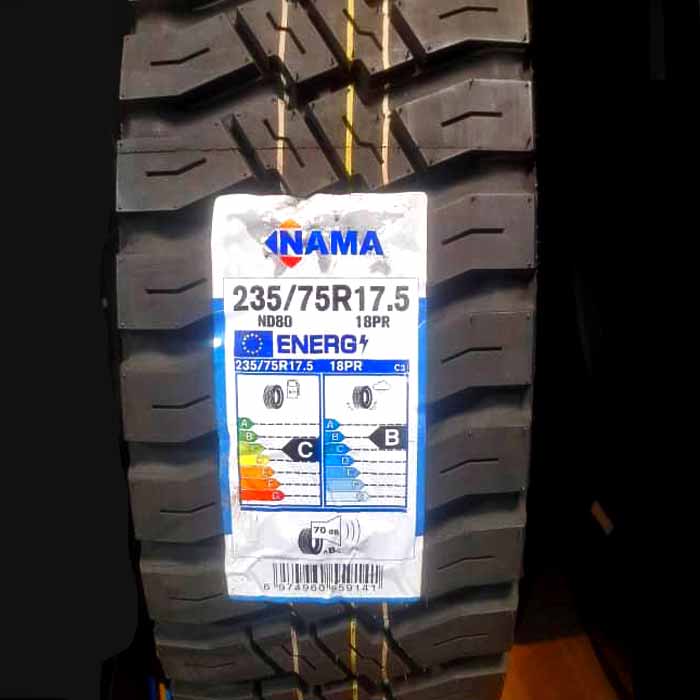 لاستیک نما 235/75R17.5 گل ND80 (2 حلقه) — تصویر ۳