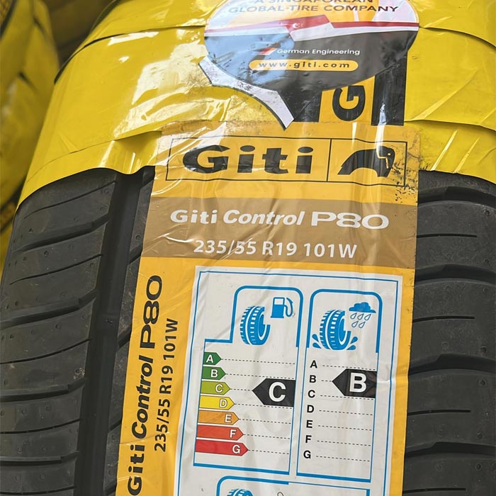 لاستیک جی تی 235/55R19 گل GITIControl P80(2 حلقه) — تصویر ۳